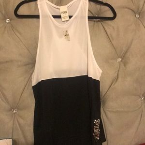 Black and white tank top